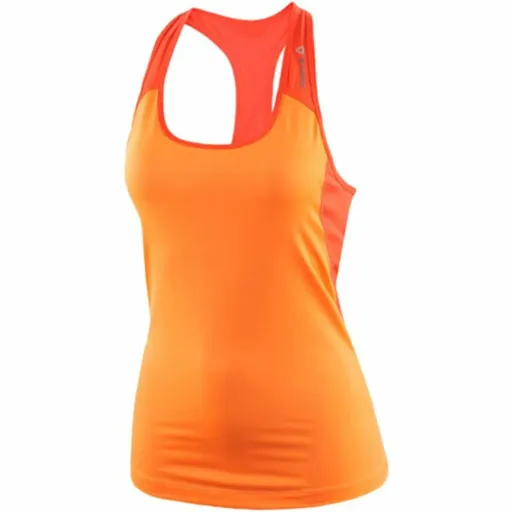 T-Shirt para Mulher Sem Mangas Reebok WOR Racerback LBTOP Laranja