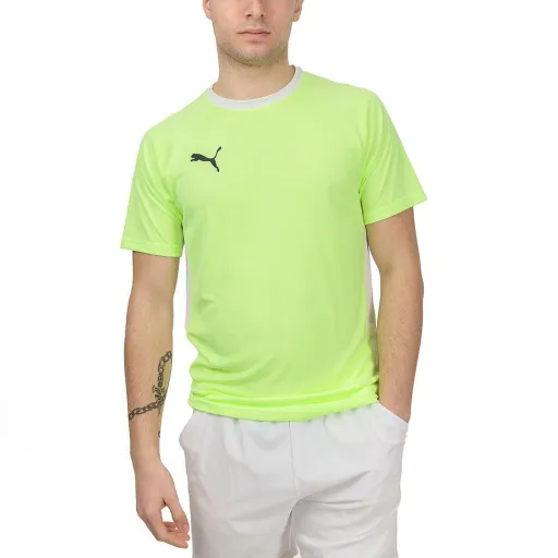 Camisola de Manga Curta Homem TEAM LIGA  Puma  931832 01  Padel Amarelo