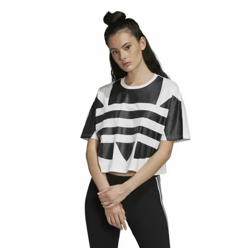 Camisola de Manga Curta Mulher Adidas Big Logo