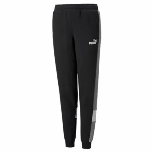 Calças de Treino Infantis Puma Essentials+ Colorblock K Preto