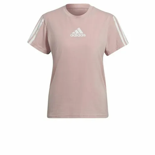 Camisola de Manga Curta Mulher Adidas Aeroready Made For Training Cor de Rosa