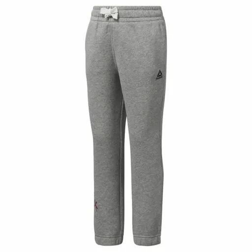 Calças Desportivas Infantis Reebok Elem Fleece Cinzento Escuro