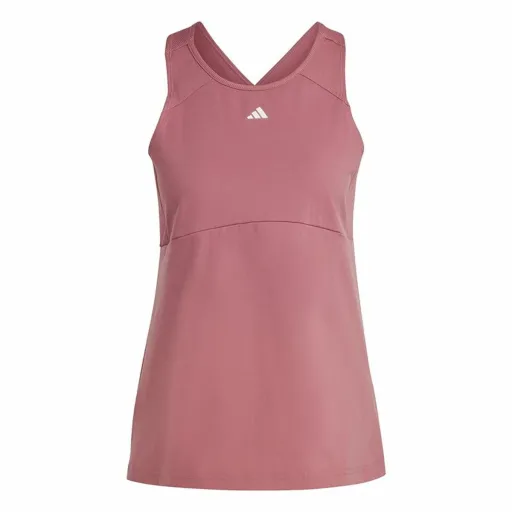 T-Shirt para Mulher Sem Mangas Adidas Studio Cor de Rosa