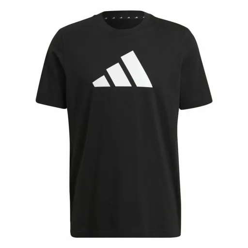 Camisola de Manga Curta Homem Adidas Future Icons Logo Preto