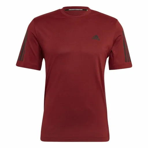 Camisola de Manga Curta Homem Adidas  T365 Training  Vermelho Escuro