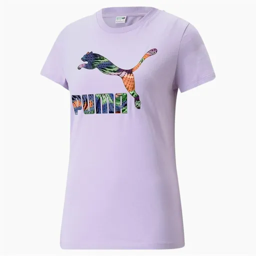 Camisola de Manga Curta Mulher Puma  Classics