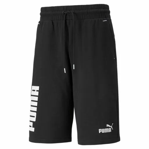 Calças para Adultos Puma Power Colorblock 11" Preto Homem