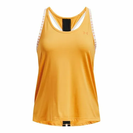 T-Shirt de Alças Mulher Under Armour Knockout Mostarda