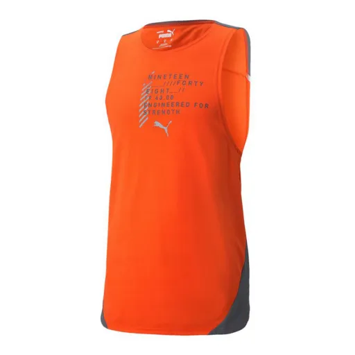 Camisola de Manga Curta Homem Puma Train Everfresh Tank Laranja