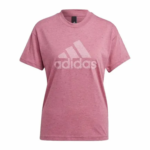 Camisola de Manga Curta Mulher Adidas Winrs 3.0 Rosa Claro