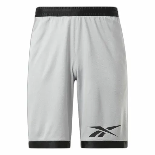 Calções de Basquetebol para Homem Reebok Cinzento