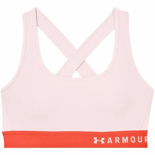 Sutiã Desportivo Under Armour Mid Crossback Cor de Rosa