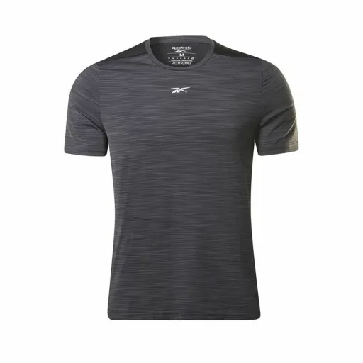 Camisola de Manga Curta Homem Reebok Tech Style Activchill Move Preto