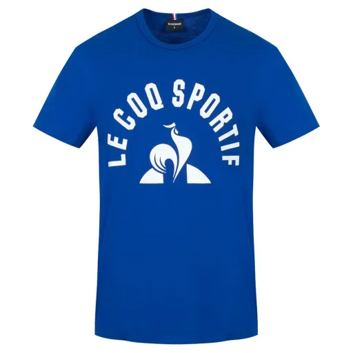 Camisola de Manga Curta Homem  BAT TEE SS Nº2M  Le Coq Sportif  2220665 Azul