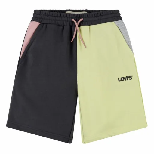 Calções de Desporto Infantis Levi's French Terr 63392 Duas Cores Preto