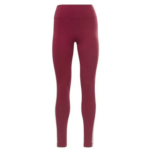 Leggings de Desporto de Mulher Reebok  Pping Cotton W Vermelho Escuro