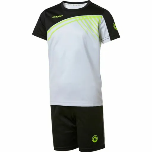 Conjunto Desportivo para Adultos J-Hayber Stripe Branco Preto