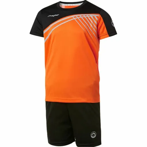 Conjunto Desportivo para Adultos J-Hayber Stripe Laranja