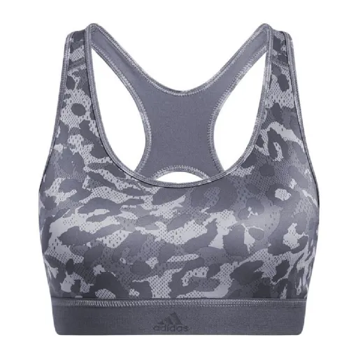 Sutiã Desportivo Adidas Believe This Medium Support Cinzento Escuro