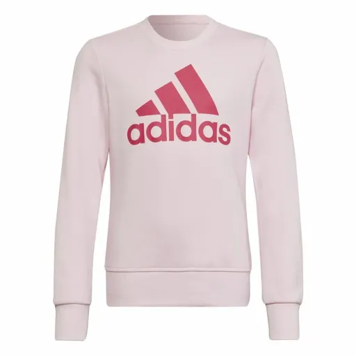 Camisola Sem Capuz Menina Adidas Essentials Rosa Claro