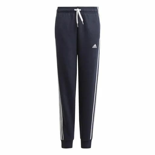 Calças de Treino Infantis Adidas Essentials 3 Bandas Legend Ink Azul Escuro