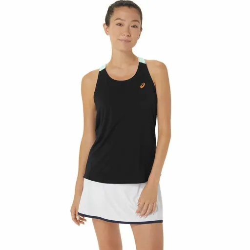 T-Shirt de Alças Mulher Asics Court Preto