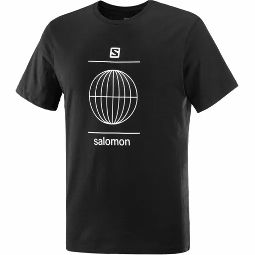 T-Shirt de Desporto de Manga Curta Salomon Outlife Summer Preto