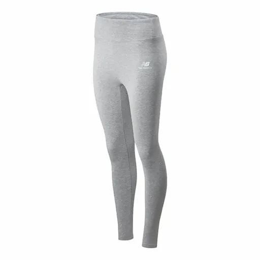 Leggings de Desporto de Mulher New Balance  Athletics Core Cinzento