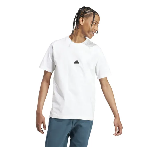 Camisola de Manga Curta Homem Adidas N E TEE IL9470  Branco