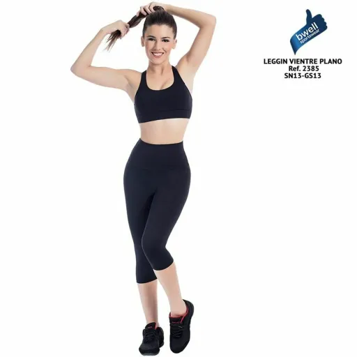 Leggings de Desporto de Mulher Happy Dance Bk Preto