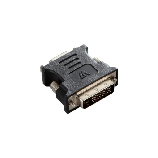 Adaptador DVI-I para VGA V7 V7E2DVIIMVGAF-ADPTR  Preto