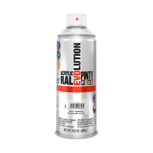 Verniz em Spray Pintyplus Evolution M199 400 ml Mate Incolor