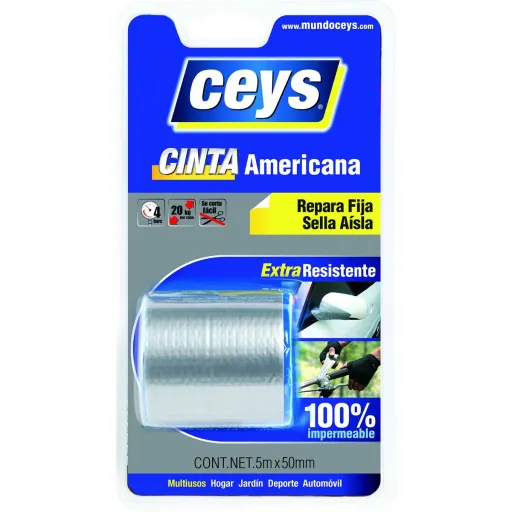 Fita Americana Ceys Prateado (5 m x 50 mm)