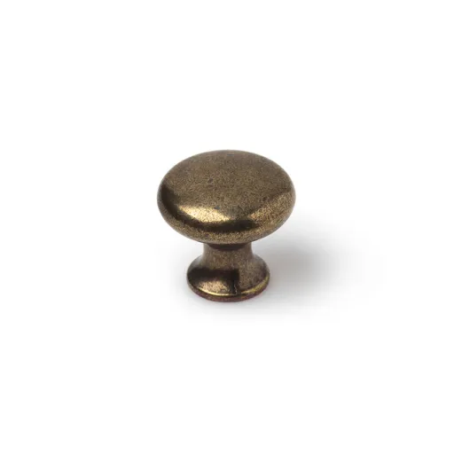 Manípulo Rei 760 Redondo Dourado Metal 4 Unidades Desgastado (Ø 25 x 24 mm)