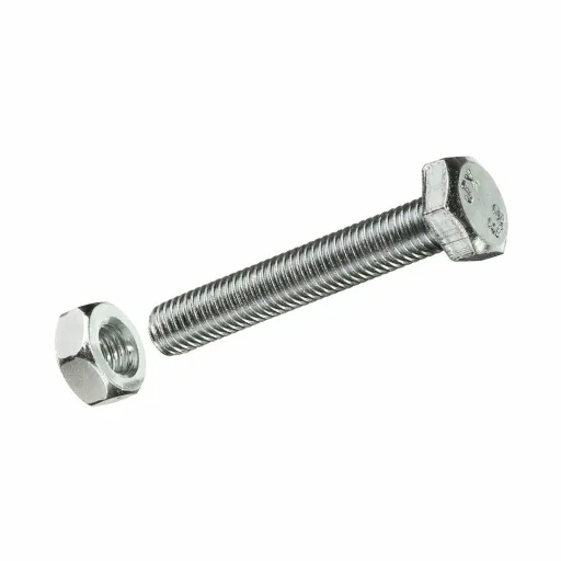 Caixa de Parafusos FADIX Rosca Métrica M6 x 50 mm Sextavado (25 Unidades)