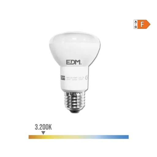 Lâmpada LED EDM 35477 F 7 W 48 W 37 W E27 600 lm 470 lm Ø 6,3 x 10 cm Refletora (3200 K)