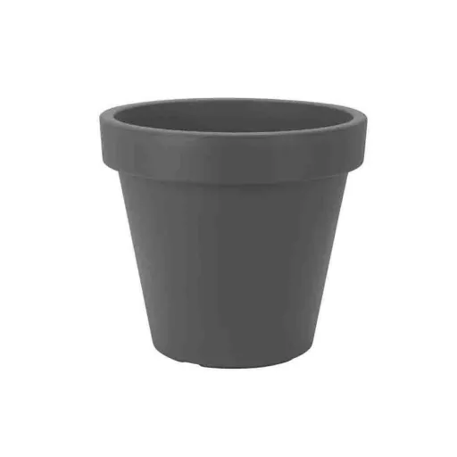 Vaso Plastiken Antracite Polipropileno Ø 30 cm