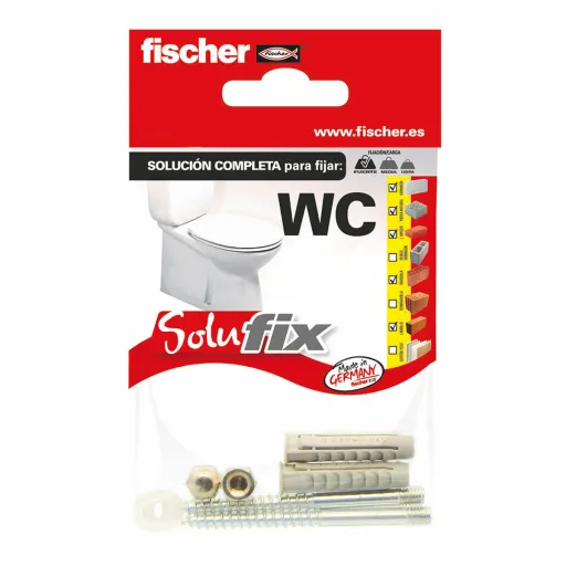 Kit de Fixação Fischer Solufix 502696 Retrete 6 Peças