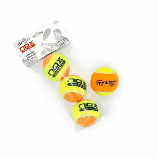 Bolas de Ténis NOX 3 Pro Titanium Beach YW