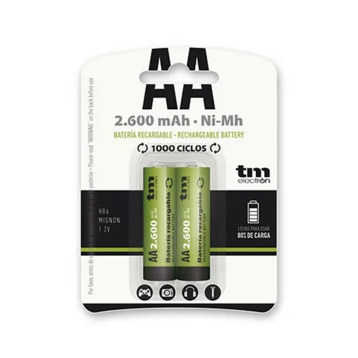 Pilhas Recarregáveis TM Electron Ni-Mh R6