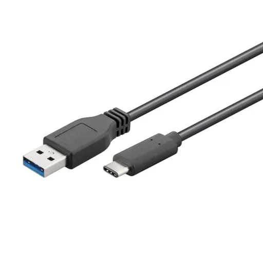 Cabo USB A para USB-C EDM 51247 Preto 1 m