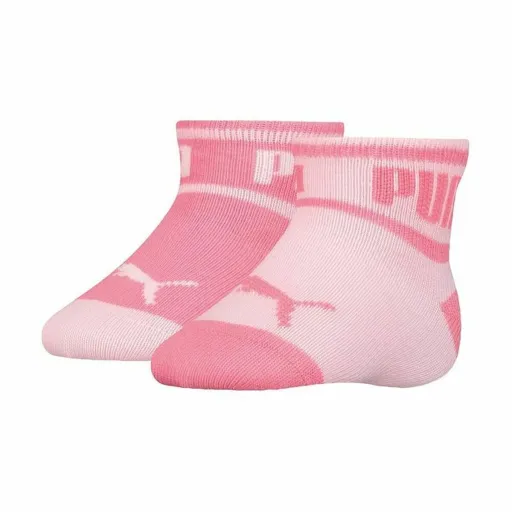 Meias de Desporto Puma Wording x2 Cor de Rosa