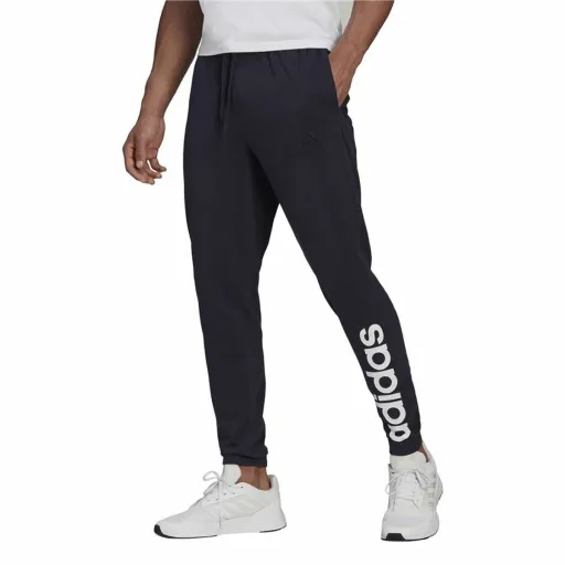 Calças de Treino para Adultos Adidas Essentials Single Jersey Tapered Azul Homem