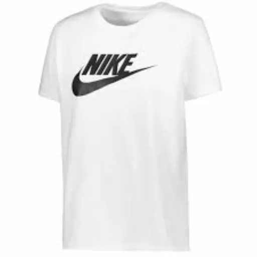 Camisola de Manga Curta Mulher TEE ESSENTL Nike ICN DX7906 100 Branco