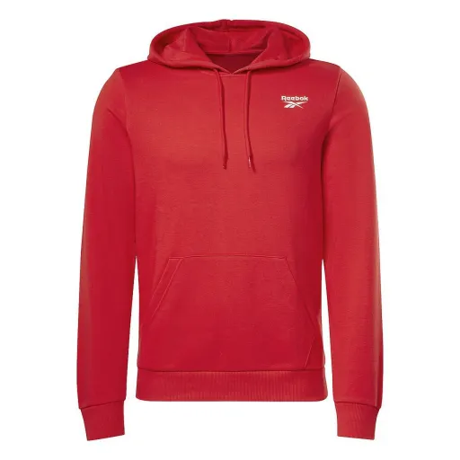 Polar com Capuz Homem Reebok RI FT LEFT CHEST OT HA9276  Vermelho