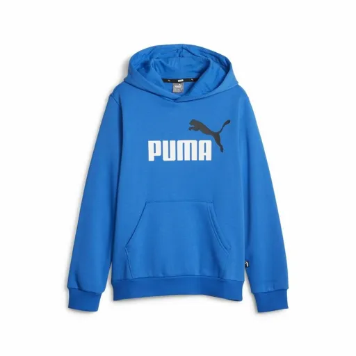 Camisola Infantil Puma Ess+ 2 Col Big Logo Azul