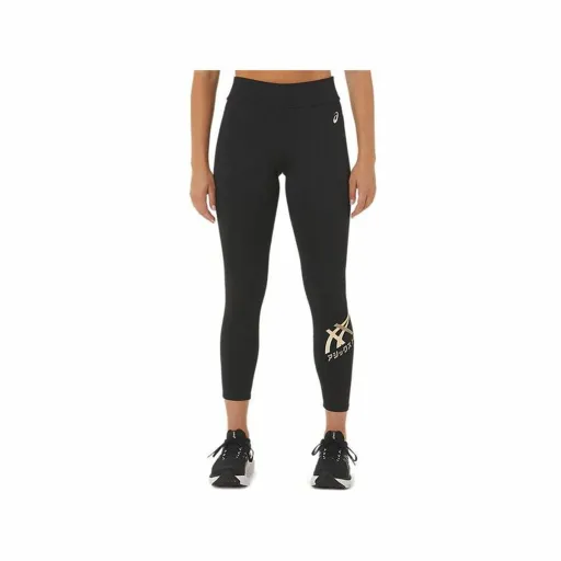 Leggings de Desporto de Mulher Asics Tiger 7/8 Preto