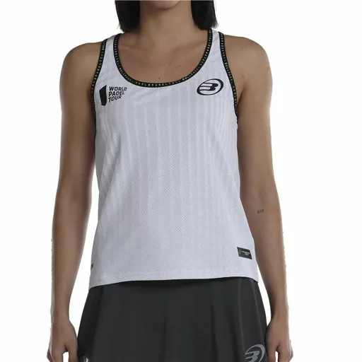 T-Shirt de Alças Mulher Bullpadel Lugar Padel Branco