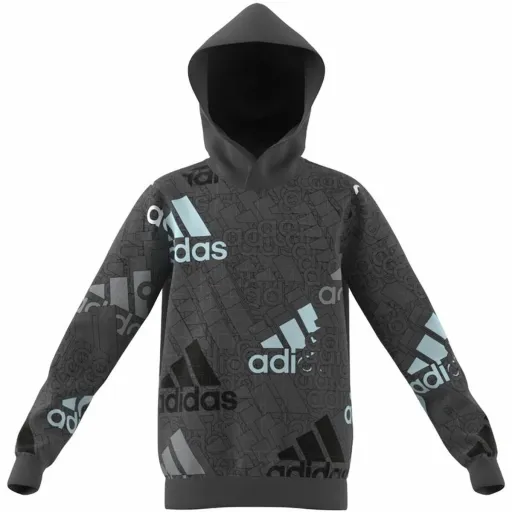 Polar com Capuz Unissexo Adidas Performance Cinzento Escuro