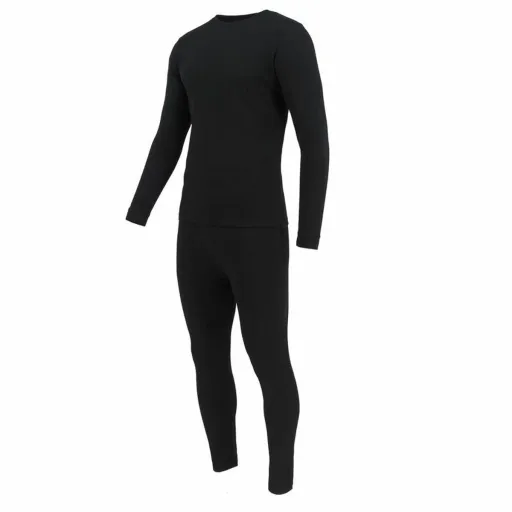 Conjunto Desportivo para Adultos Joluvi Preto Térmico